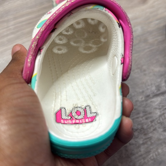 LOL surprise toddler girl crocs size 7c - Picture 6 of 7